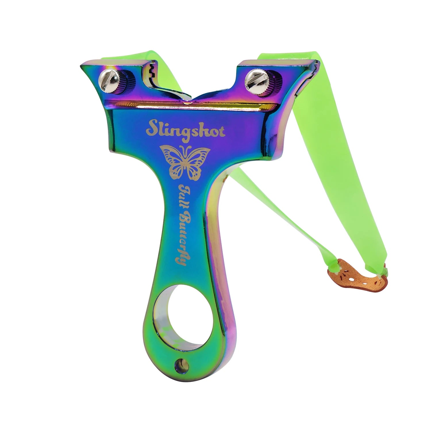 Dark Sea Green Alloy Aurora Butterfly Slingshot MARKSMAN