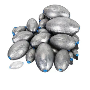White Smoke Alloy Egg Fishing Sinker – Fishing Accessory INDIAN SLINGSHOT