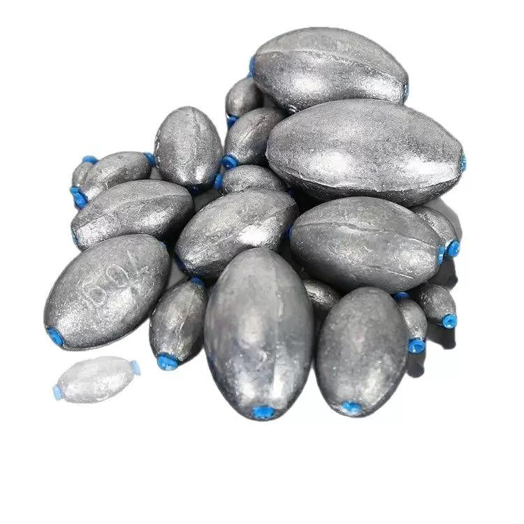 White Smoke Alloy Egg Fishing Sinker – Fishing Accessory INDIAN SLINGSHOT