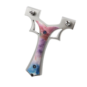 Dark Gray Alloy Galaxy Slingshot MARKSMAN