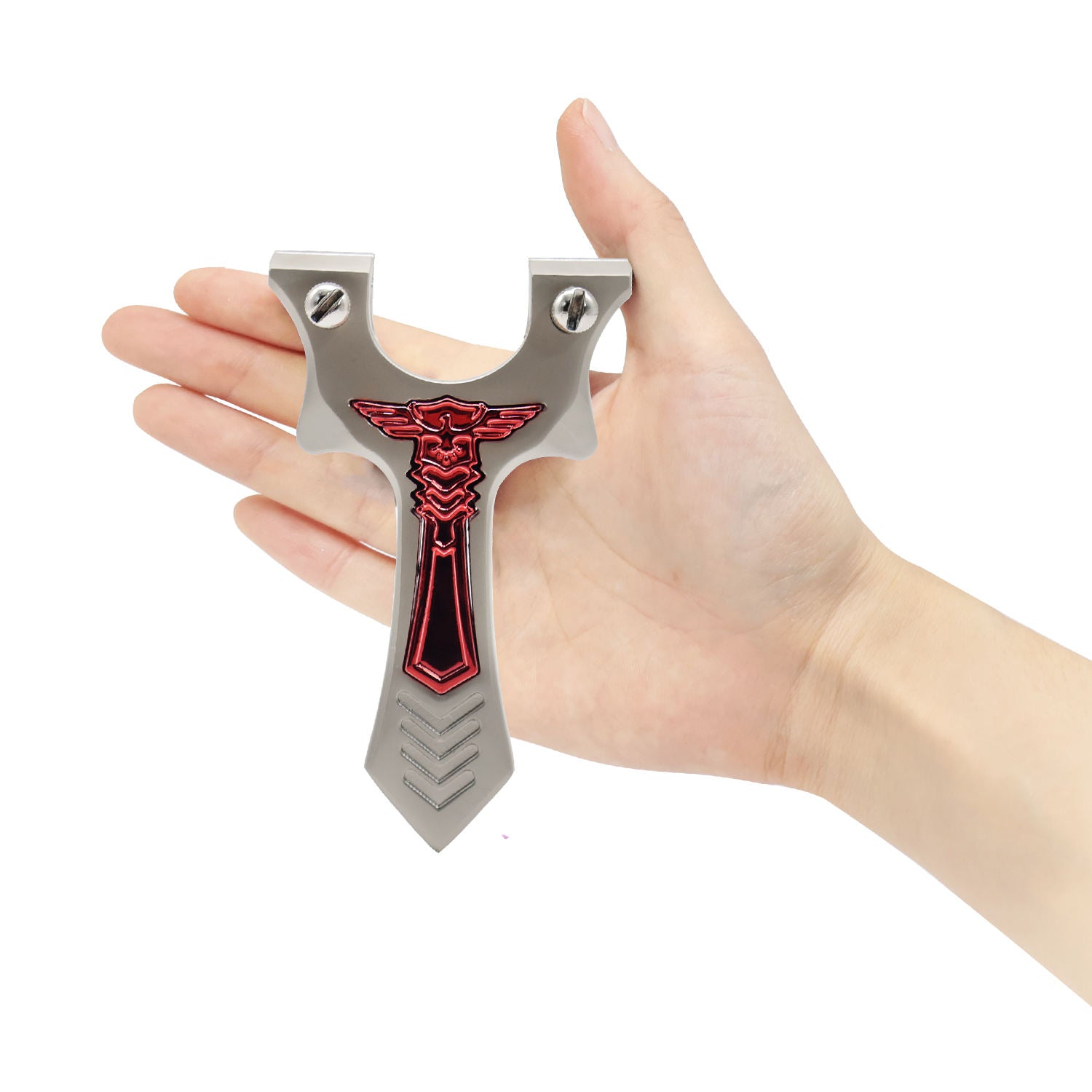 Tan Alloy Legion Magnetic Steel Ball Holder Slingshot MARKSMAN