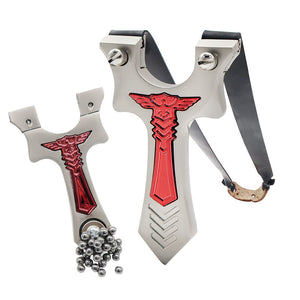 Gray Alloy Legion Magnetic Steel Ball Holder Slingshot MARKSMAN