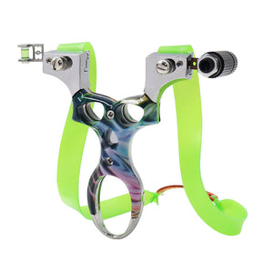 Dark Khaki Alloy Nebula Ring Slingshot MARKSMAN