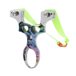Gray Alloy Nebula Ring Slingshot MARKSMAN