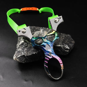 Black Alloy Nebula Ring Slingshot MARKSMAN