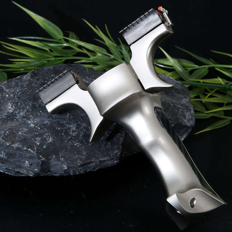 Black Alloy Olympic Dragon Tooth Slingshot MARKSMAN