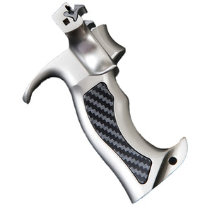 Gray Alloy Olympic Dragon Tooth Slingshot MARKSMAN