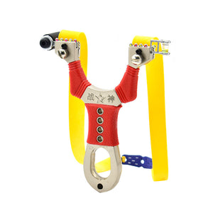 Firebrick Alloy RedGrip Slingshot MARKSMAN