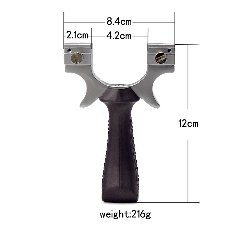 Dark Slate Gray Ultimate Magnetic Slingshot With Multiple Rubber Bands Usage Option SLINGSTER
