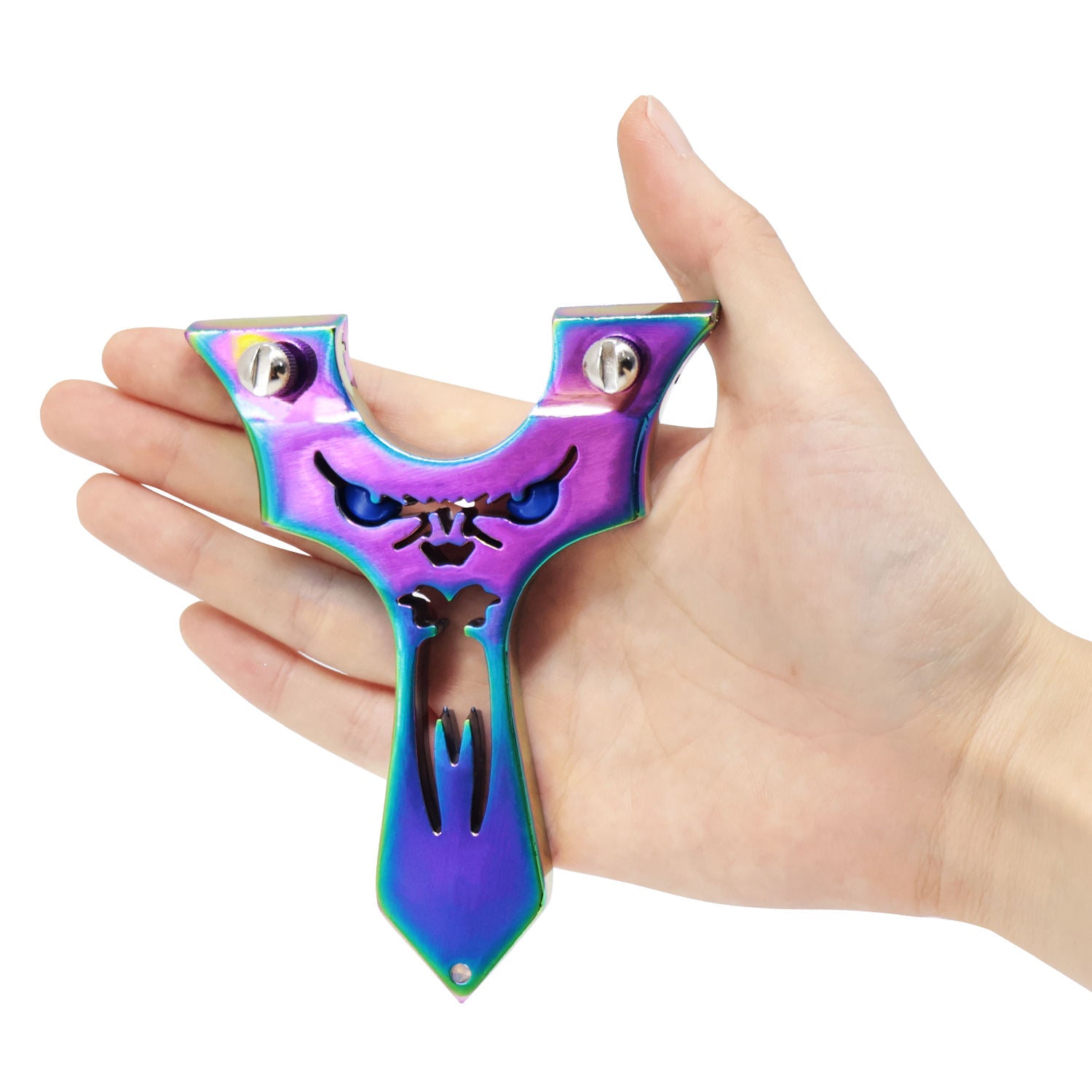 Gray Alloy Specter Slingshot MARKSMAN