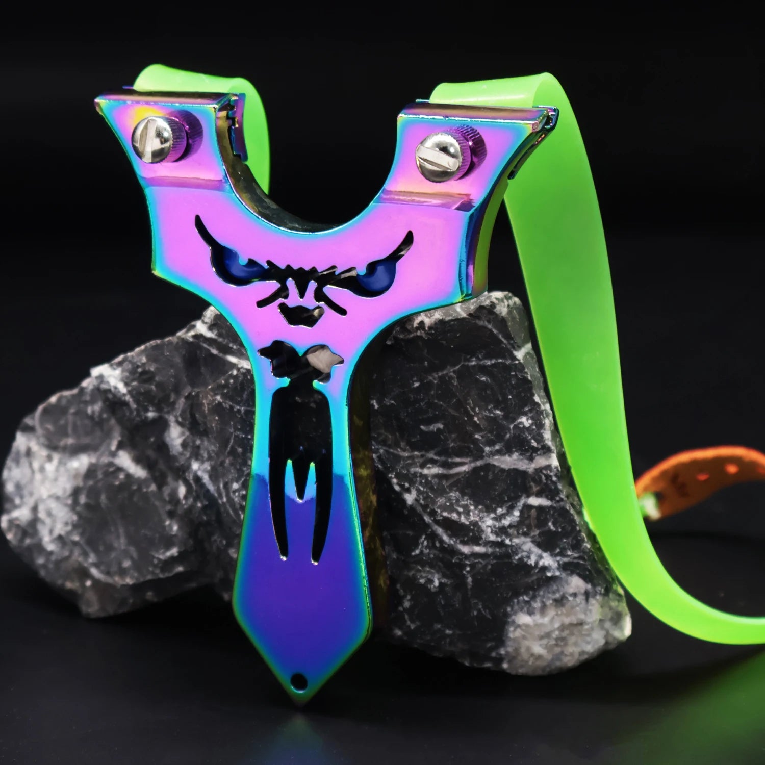 Black Alloy Specter Slingshot MARKSMAN