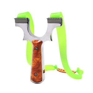 Dark Khaki Alloy Timber Dragon Tooth Slingshot MARKSMAN
