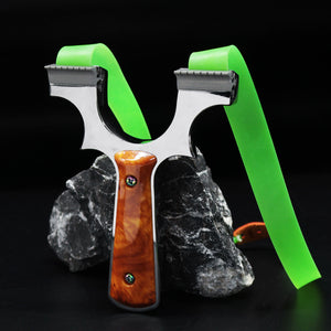 Black Alloy Timber Dragon Tooth Slingshot MARKSMAN