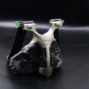 Black Alloy Valiant Slingshot MARKSMAN