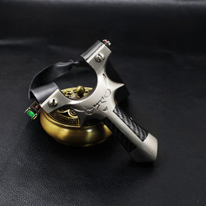 Black Alloy Valiant Slingshot MARKSMAN