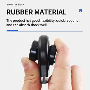 Beige SPG Alloy & Rubber Bow Limb Stabilizer | Compound Bow Vibration Damper SPG