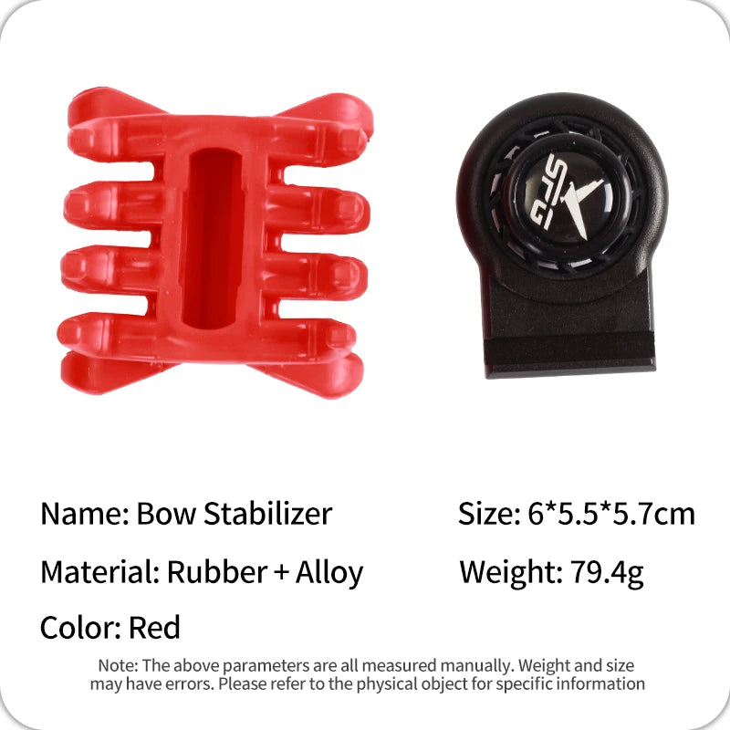 Firebrick SPG Alloy & Rubber Bow Limb Stabilizer | Compound Bow Vibration Damper SPG