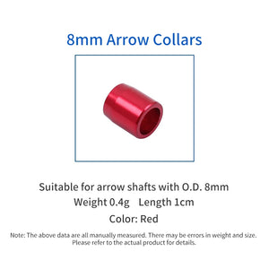 Dark Slate Gray SPG Aluminium Arrow Nock Collars (Anti-Explosion Rings) SPG