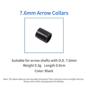 White Smoke SPG Aluminium Arrow Nock Collars (Anti-Explosion Rings) SPG