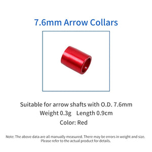 Dark Slate Gray SPG Aluminium Arrow Nock Collars (Anti-Explosion Rings) SPG