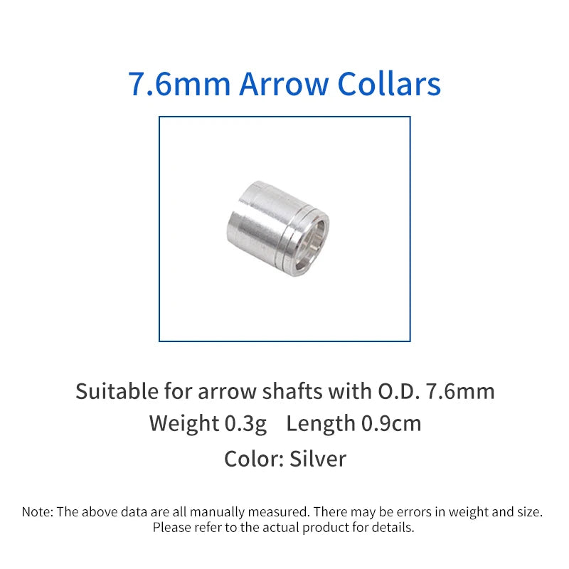 Dark Slate Gray SPG Aluminium Arrow Nock Collars (Anti-Explosion Rings) SPG