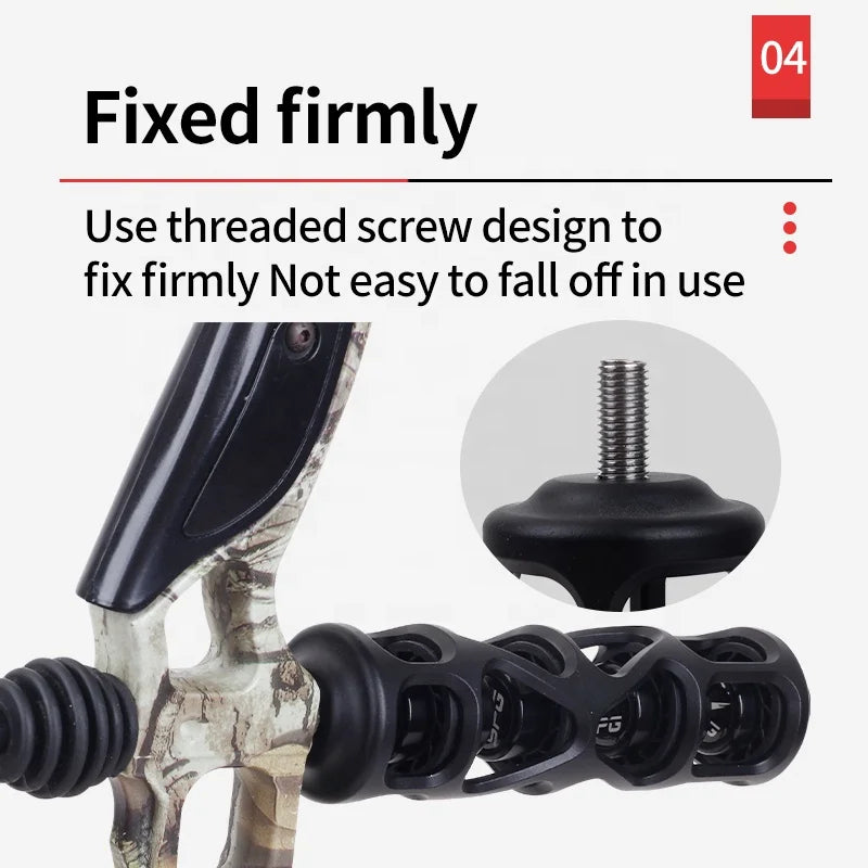 Lavender SPG Aluminum Alloy Bow Stabilizer | 6 Inch Compound & Recurve Bow SPG