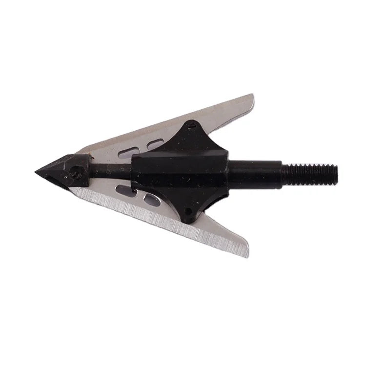 Dark Slate Gray SPG 100-Grain Aluminum Alloy Screw-In Arrow Tip (2-Blade, Broadhead-Style) SPG