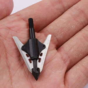 Rosy Brown SPG 100-Grain Aluminum Alloy Screw-In Arrow Tip (2-Blade, Broadhead-Style) SPG