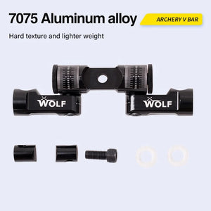 Lavender SPG Aluminum Archery V Bar – Adjustable Double-Side Stabilizer Mount SPG