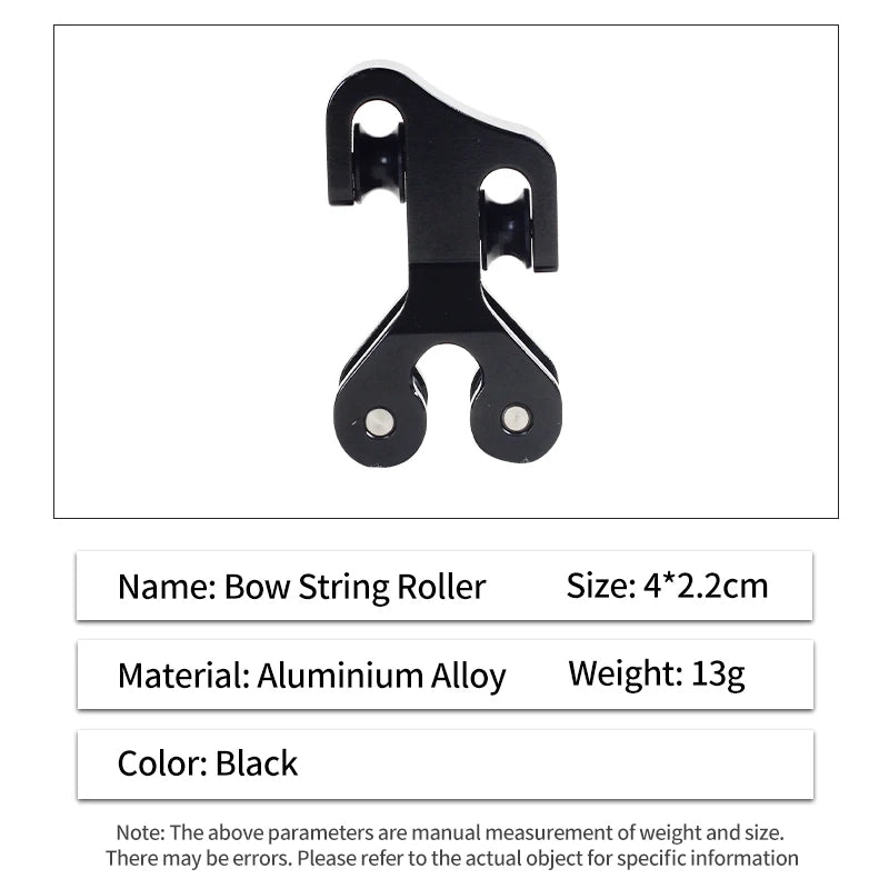 Light Gray SPG Aluminum Bow String Roller | Durable Compound Bow Cable Slide SPG