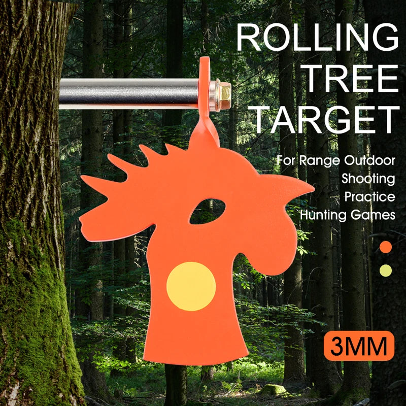 Coral RoosterSpin Rotating Tree Target – Slingshot Accessory INDIAN SLINGSHOT