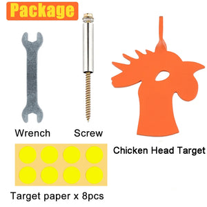 Tomato RoosterSpin Rotating Tree Target – Slingshot Accessory INDIAN SLINGSHOT