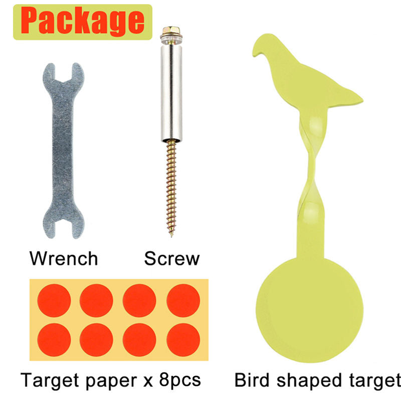 Light Goldenrod Animal Spinner Target – Multi-Color Slingshot Accessory (Alloy Steel) INDIAN SLINGSHOT