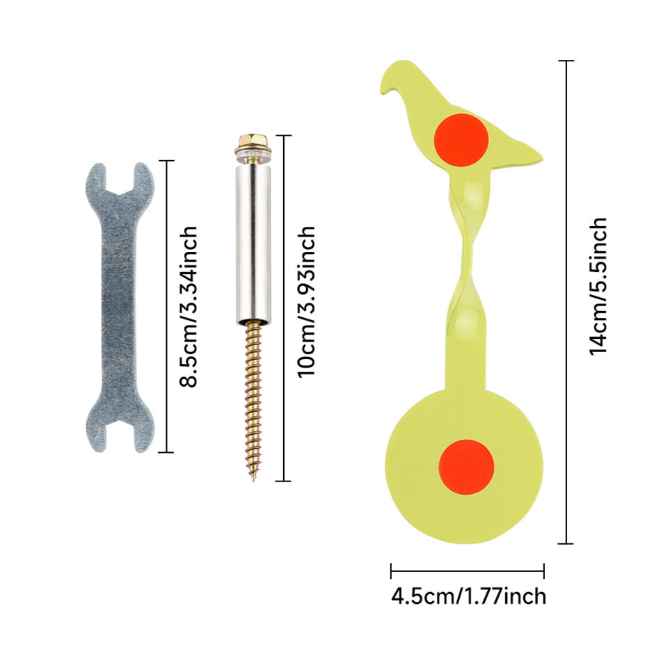 Dark Khaki Animal Spinner Target – Multi-Color Slingshot Accessory (Alloy Steel) INDIAN SLINGSHOT