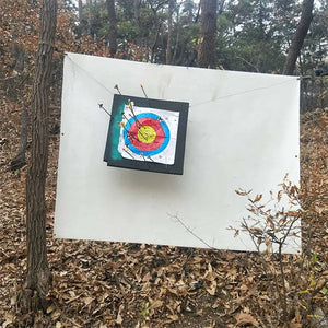 Gray SPG Archery Backstop Net — Heavy Duty Fiber Safety Netting SPG