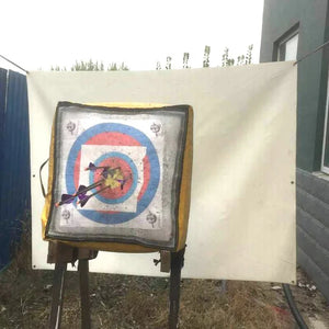 Light Gray SPG Archery Backstop Net — Heavy Duty Fiber Safety Netting SPG