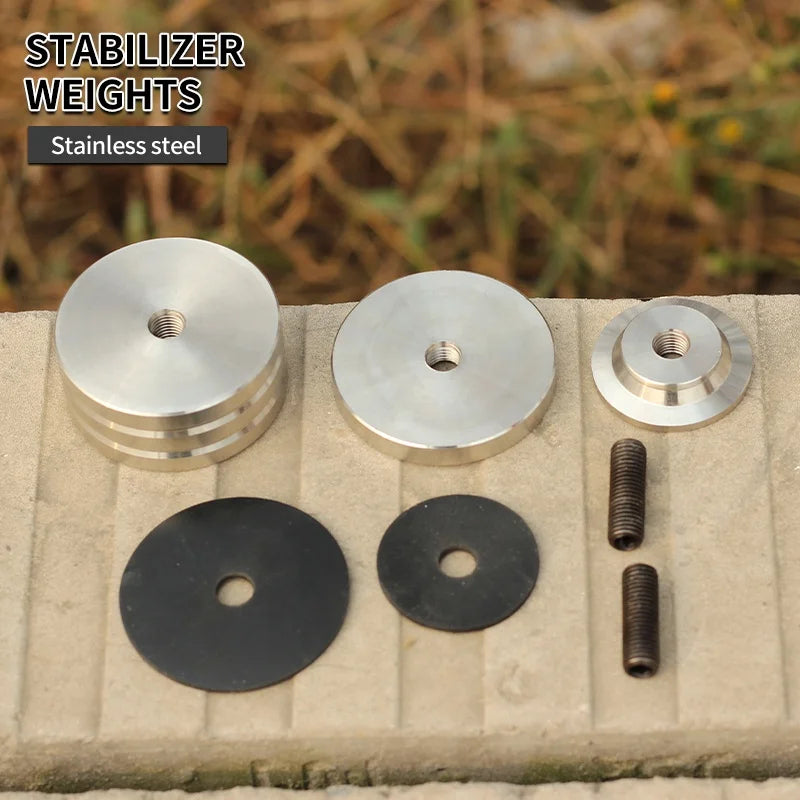 Tan SPG Archery Bow Stabilizer Weights – 480g Stainless Steel Counterweight for Recurve &amp; Compound Bows SPG