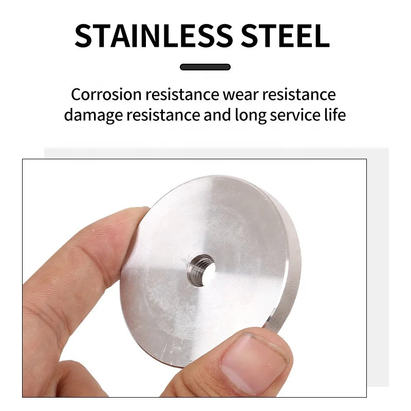 Light Gray SPG Archery Bow Stabilizer Weights – 480g Stainless Steel Counterweight for Recurve &amp; Compound Bows SPG