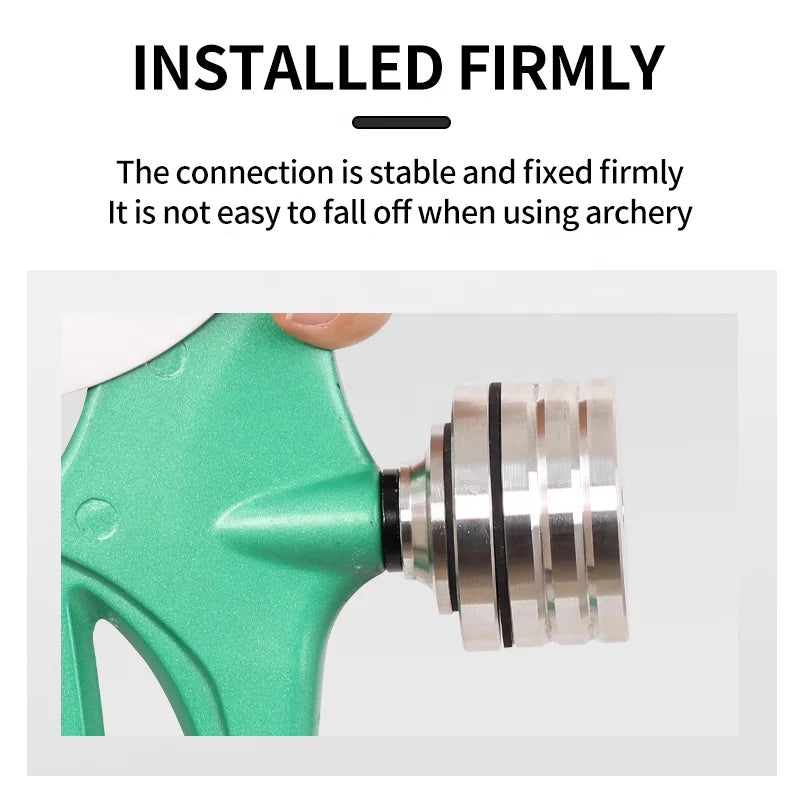 Medium Sea Green SPG Archery Bow Stabilizer Weights – 480g Stainless Steel Counterweight for Recurve &amp; Compound Bows SPG
