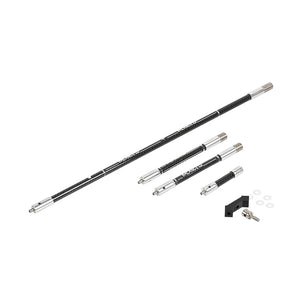 Dark Slate Gray SPG Archery Carbon Fiber Balance Bar Set – Recurve Bow Stabilizer Kit with 30”, 12”, 5” Bars &amp; 40° V-Bar SPG