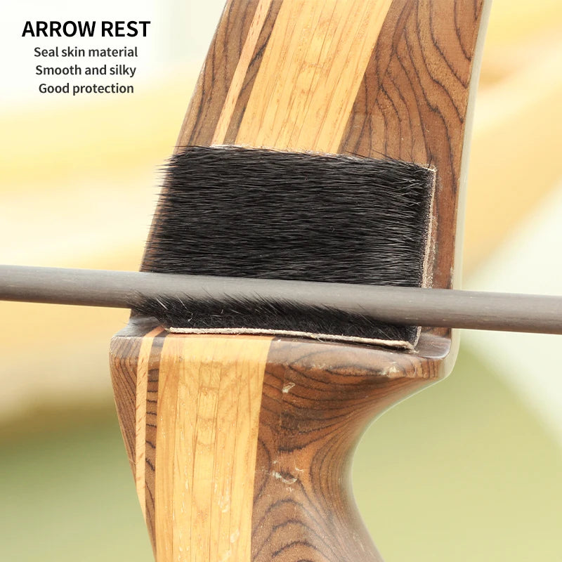 Tan SPG Archery Fur Arrow Rest – Traditional Bow Shelf Pad SPG