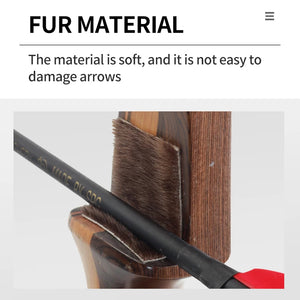 Lavender SPG Archery Fur Arrow Rest – Traditional Bow Shelf Pad SPG