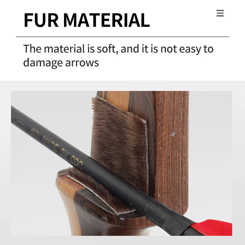 Lavender SPG Archery Fur Arrow Rest – Traditional Bow Shelf Pad SPG