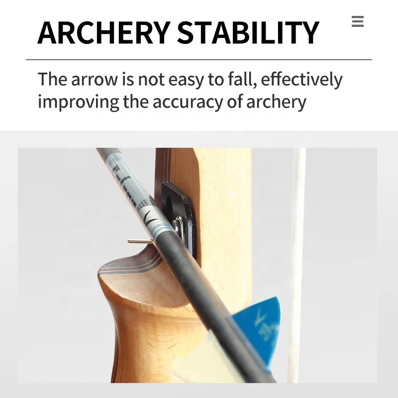 Beige SPG Archery Magnetic Arrow Rest – Adhesive Mount (Black) SPG