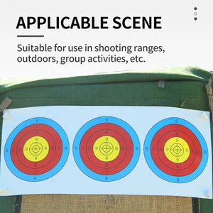 Lavender SPG Archery Target Paper — 25×6cm Coated Non-Reflective Practice Sheet SPG