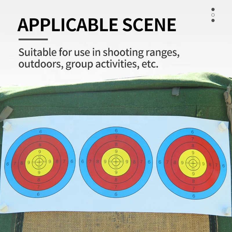 Lavender SPG Archery Target Paper — 25×6cm Coated Non-Reflective Practice Sheet SPG