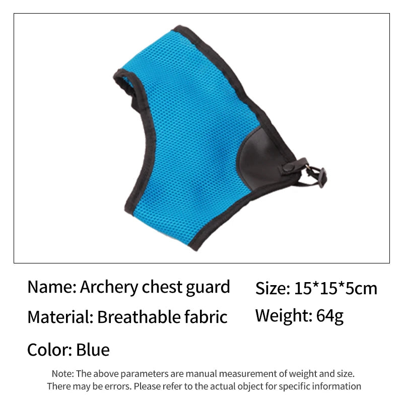Light Sea Green SPG Archery Chest Guard – Breathable Fabric Chest Protector Gear SPG