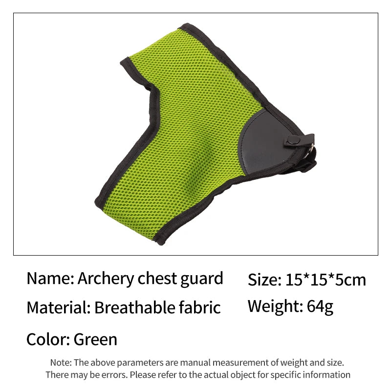 Dark Olive Green SPG Archery Chest Guard – Breathable Fabric Chest Protector Gear SPG