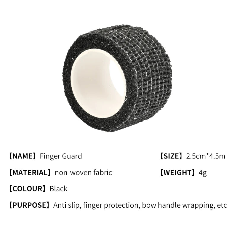 Antique White SPG Archery Finger Guard Wrap – Breathable Self-Adhesive Protective Tape SPG