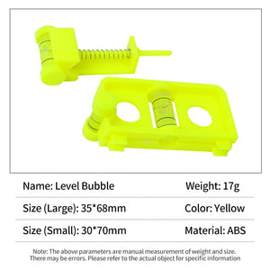 Green Yellow SPG Archery Level Bubble Kit SPG